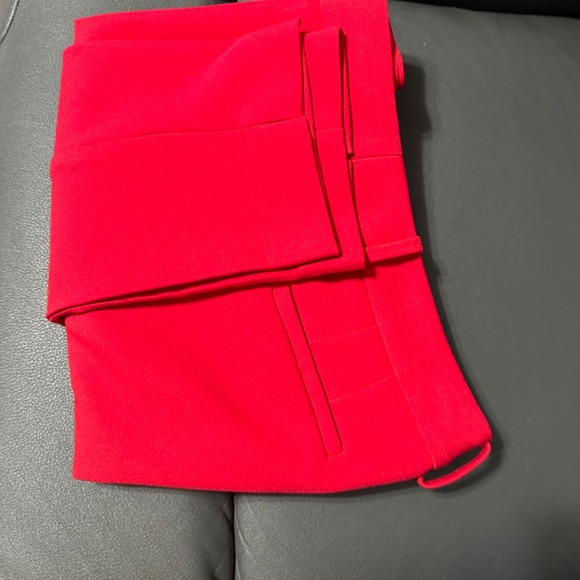 Talbots Women's Hampshire Ankle Straight Leg Red color. Size 6 P - Picture 11 of 11